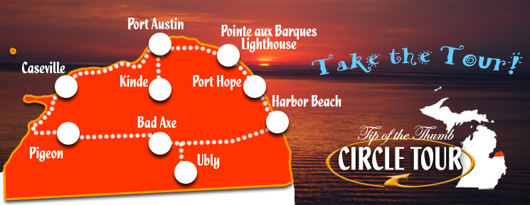 Tip of the Thumb Circle Tour - Map