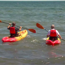 Kayaking tawas Bay