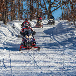 Snowmobiling